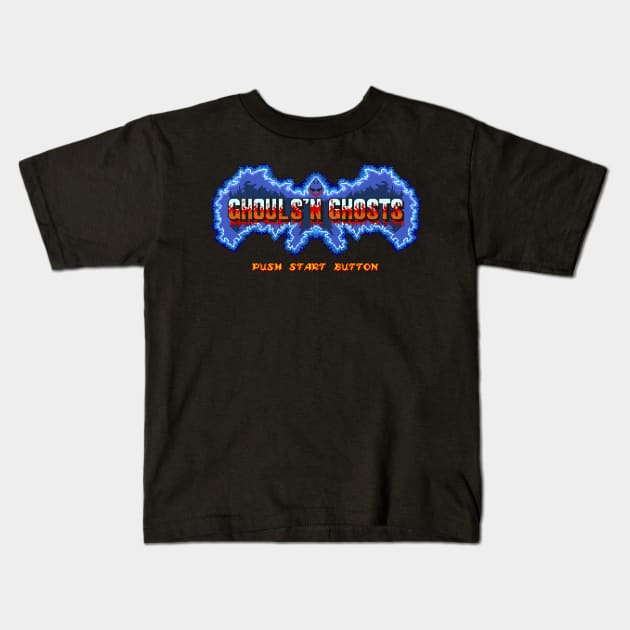 GHOULS´N GHOST Kids T-Shirt by AtomicBrain